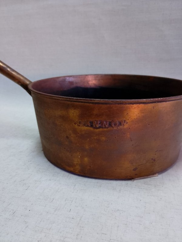Hermosa olla de hierro cobreada para cocina - imagen 3