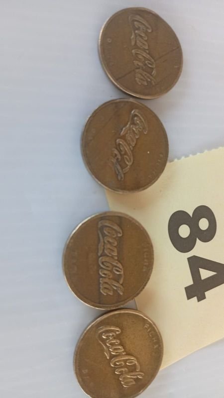 Monedas de Coca Cola en buen estado