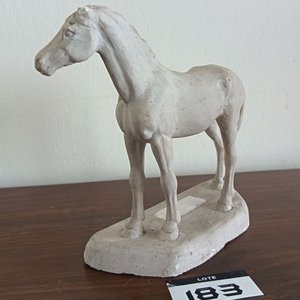 Escultura Ecuestre de Caballo Estilo Siglo XIX - Base Ovalada - imagen 2
