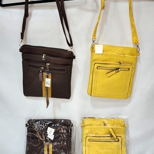 Lote de 4 Carteras de Dama Tipo Morral en Eco Cuero - imagen 3