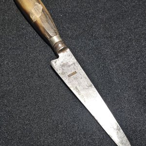 Cuchillo Antiguo Armería Nacional Hoja 14cm Cabo Original - imagen 2