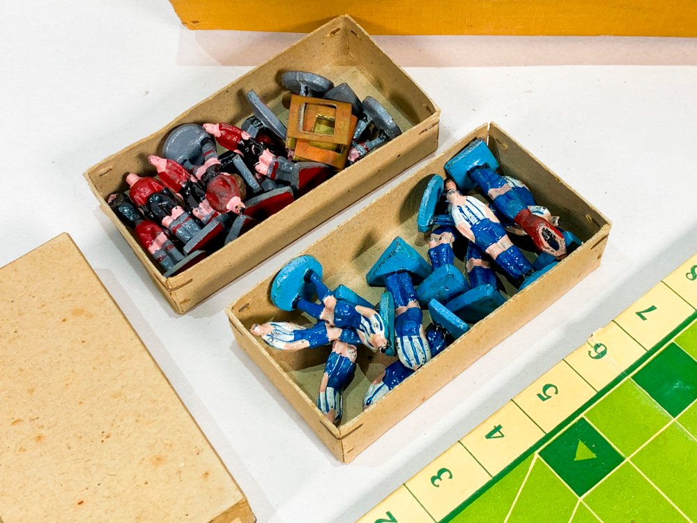 Juego de mesa El fútbol de mesa con jugadores de plomo - imagen 3
