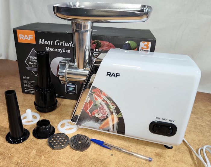 PICADORA DE CARNE 2500 W DOBLE SENTIDO RULO METÁLICO - imagen 2