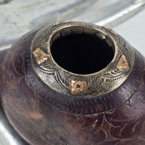 Mate de Calabaza con Virola de Plata y Oro - imagen 2