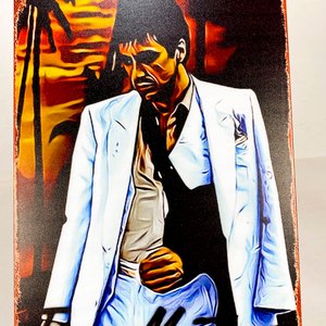 Chapa Decorativa "Scarface" Tony Montana 20x30 cm - imagen 3
