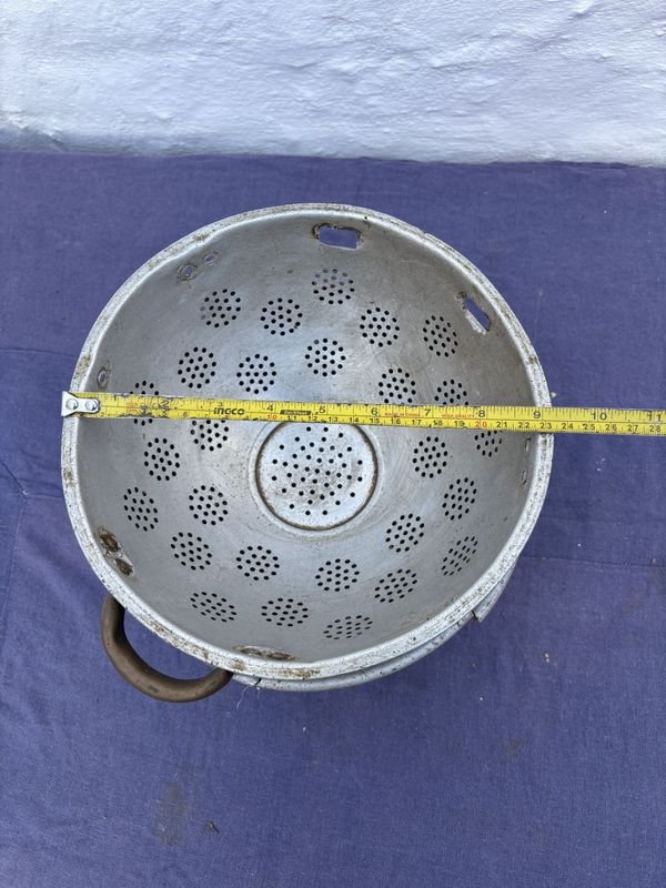 Set de 2 coladores de cocina antiguos - imagen 6