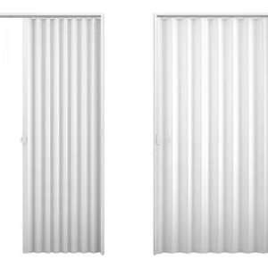 Puerta Plegable Blanca de PVC con Marco - Nueva en Blíster 210x80cm - imagen 3