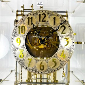 Reloj de Pie Moderno en Acrílico Transparente con Carrillón y Péndulo - imagen 2