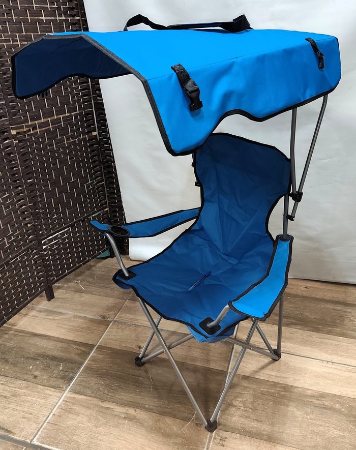Silla plegable para playa/jardín con techo, excelente condición - imagen 6