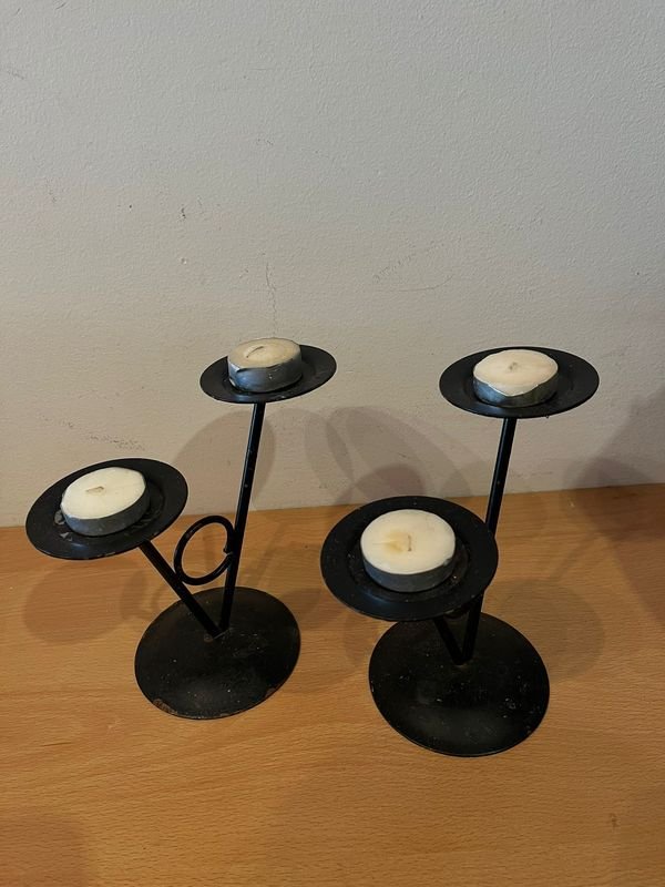 Candelabros de bronce con forma estrellas - imagen 4