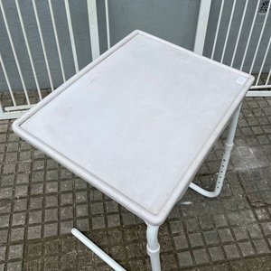 2 Portones de Seguridad para Bebé y Mesa Plegable Plástica Blanca - imagen 5
