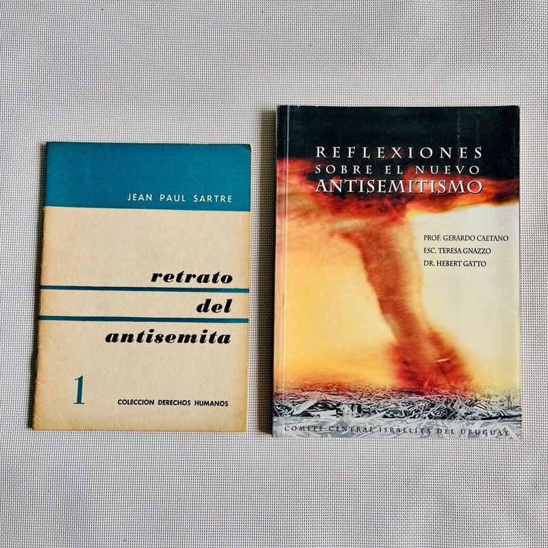 Lote de Libros: Reflexiones sobre el Nuevo Antisemitismo y Retrato del Antisemita de Jean-Paul Sartre