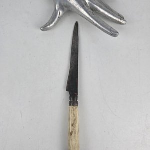 Cuchillo Criollo Antiguo con Sello "D Coronada" - imagen 1