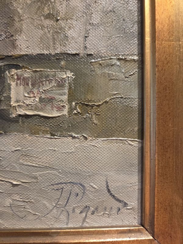 Pintura al óleo europea firmada Rigoud o similar - imagen 3