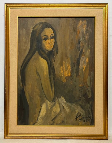 Lote anterior: Pintura de Manuel Lima 'Joven'