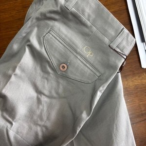 Pantalón de Gabardina Gris Talle 30 Marca OP - imagen 3