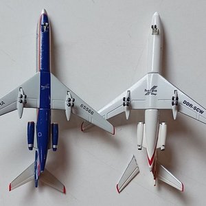 Lote de 2 Aviones Tupolev 134 Escala 1/500 Herpa Aeroflot e Interflug - imagen 3