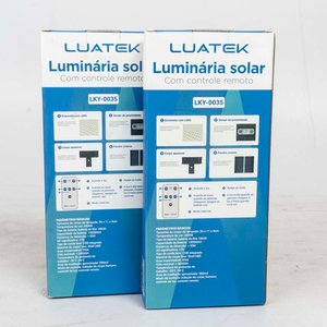 2 Luces Solares LED Luatek LKY-0035 con Control Remoto - imagen 2