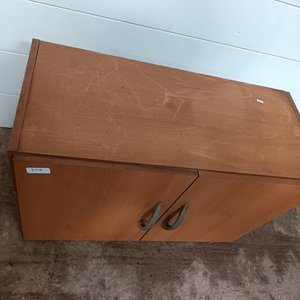 Mueble Aéreo de Madera con Puertas y Estantes - imagen 2