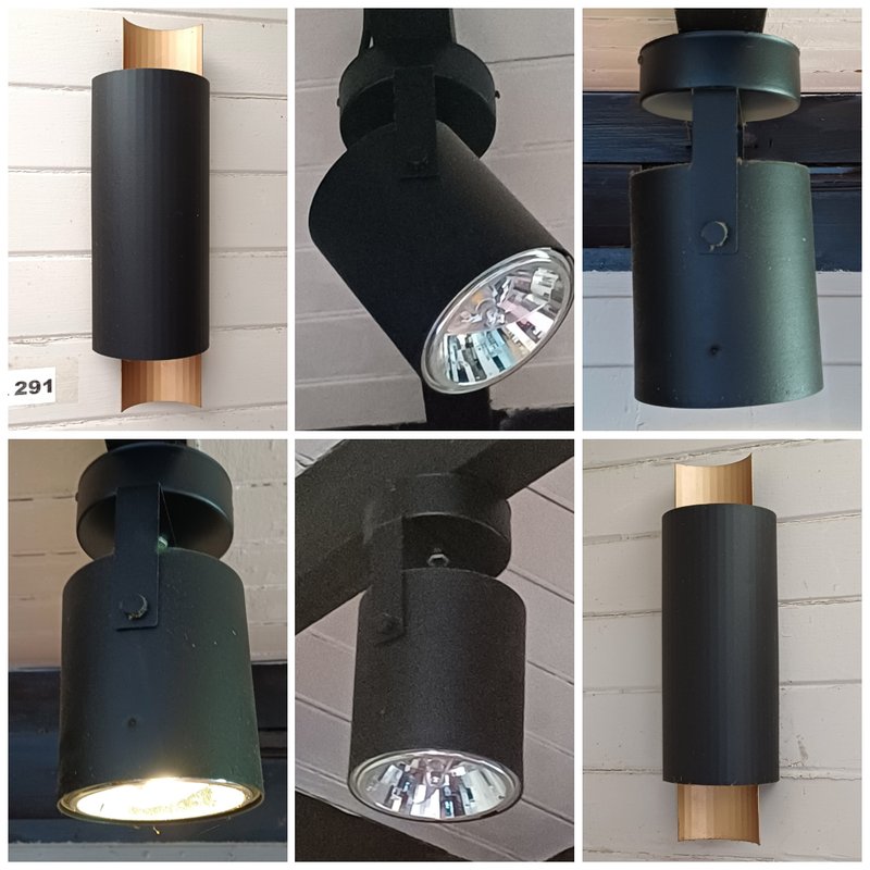 Lote siguiente: Lámparas negras de siete luces