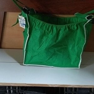 Lote de Bolsos Varios: Cartera India Bordada y Bolsas Verdes Reutilizables - imagen 5