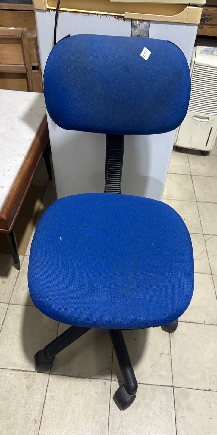 Silla de Escritorio Azul con Ruedas