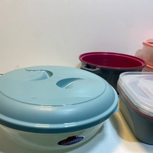 Set de 9 Tupperware Plásticos Varios Modelos y Tamaños - imagen 3