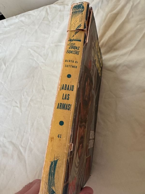 Libro de Berta de Suttner - ABAJO LAS ARMAS - imagen 2