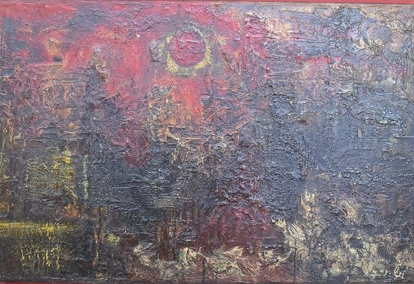 Cuadro Abstracto Carlos Sgarvi 90 x 60 cm