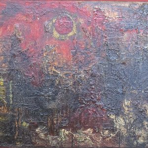 Lote siguiente: Cuadro Abstracto Carlos Sgarvi 90 x 60 cm