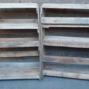 Estantería Rústica de Madera con 4 Estantes - imagen 1