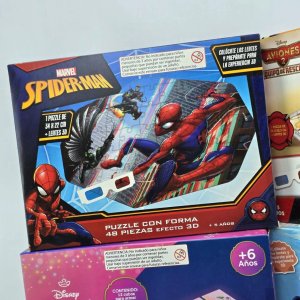 Juegos de Armar Rompecabezas 3D: Marvel, Disney y Nickelodeon (6 Unidades) - imagen 2