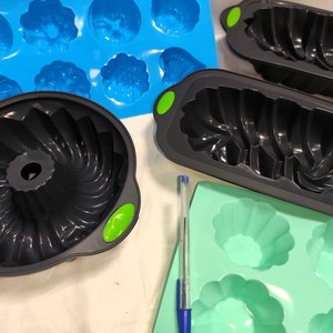 Lote de 5 Moldes de Silicona para Repostería Surtidos - imagen 4