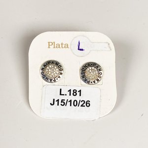 Lote anterior: Par de Caravanas de Plata con Circones