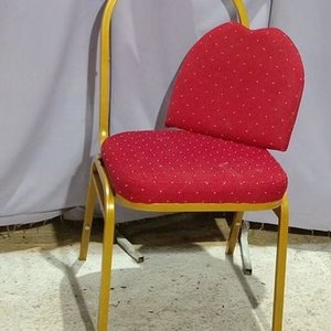 Set de 2 Sillas de Caño Tapizadas (Roja y Gris) - imagen 2