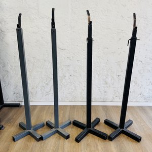 Lote siguiente: 2 Pares de Soportes para Barra de Pesas Ajustables
