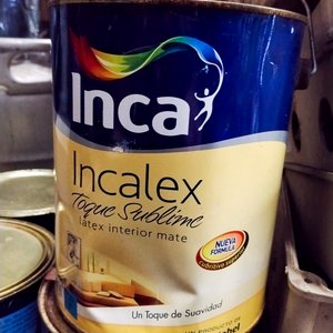 Lote de Pinturas Inca: 9 Latas de 4 Litros y 25 Latas de 250ml y 1 Litro - imagen 2