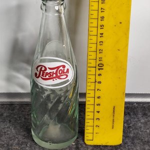 Botella Antigua de Vidrio Pepsi-Cola - imagen 1