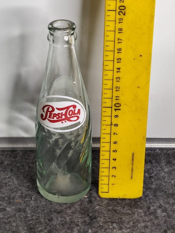 Botella Antigua de Vidrio Pepsi-Cola