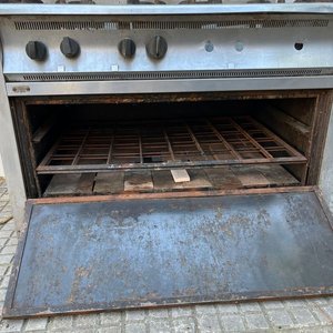 Cocina Industrial Acero Inoxidable 6 Hornallas con Horno - imagen 6