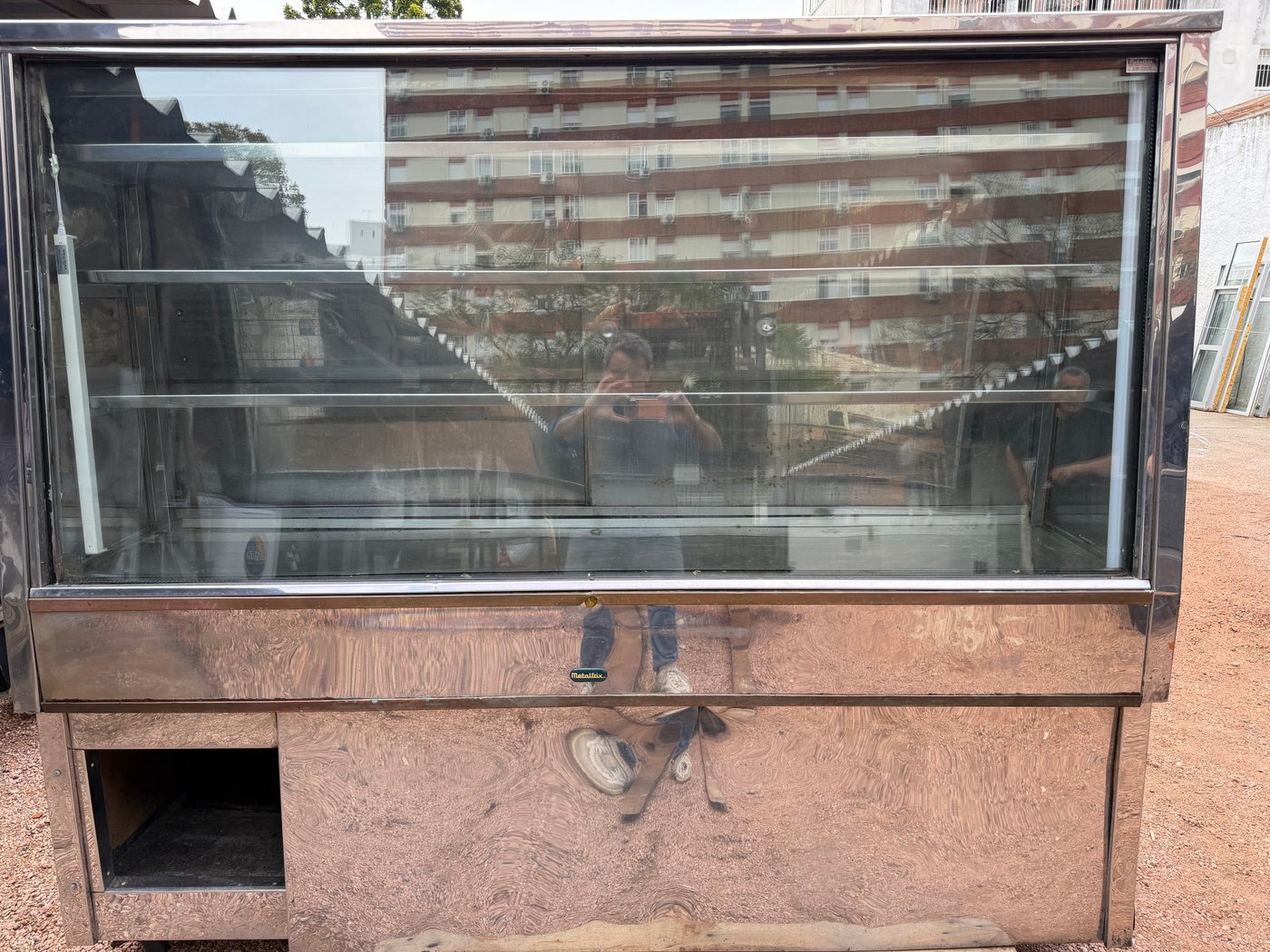 Vitrina Refrigerada Acero Inoxidable Metalfrix 203x90x177cm