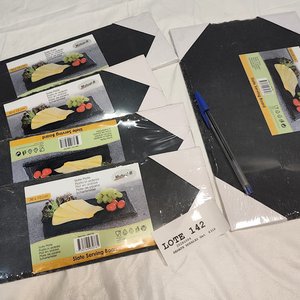 Lote siguiente: Juego de 5 Bandejas Individuales para Sushi en Piedra Negra