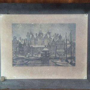 Lote anterior: reproducción de la obra «Capilla en la calle Rokin, Ámsterdam