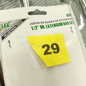 Juego de Extensiones para Llave de Tubo 1/2" Marca LEE (6 Unidades) - imagen 4