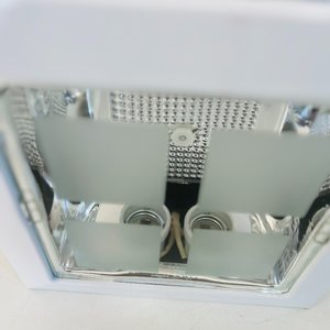 Lote de 2 Plafones Cuadrados Blancos para Techo - imagen 2