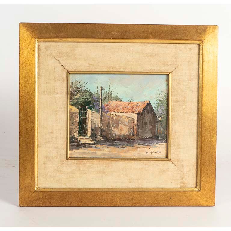Lote anterior: Óleo "Casa de campo" de R. Molinari - Medidas: 16x19cm