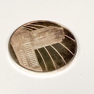 Moneda Conmemorativa Plata 250 Años Fundación de Montevideo - imagen 4