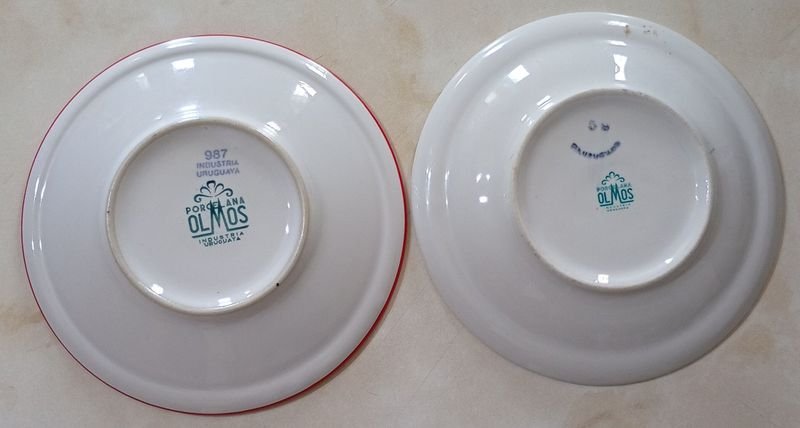 Platos y tazas de porcelana OLMOS, distintas líneas - imagen 2