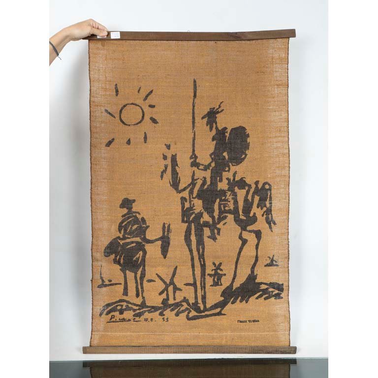 Tapiz "El Quijote" Firmado - 70x105 cm
