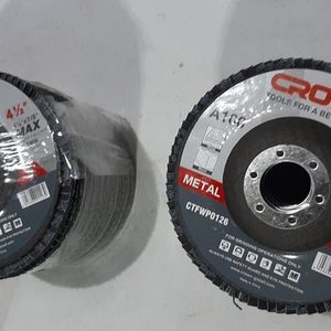 12 Discos Aleta Metal Crown 4 1/2" A100 - imagen 2